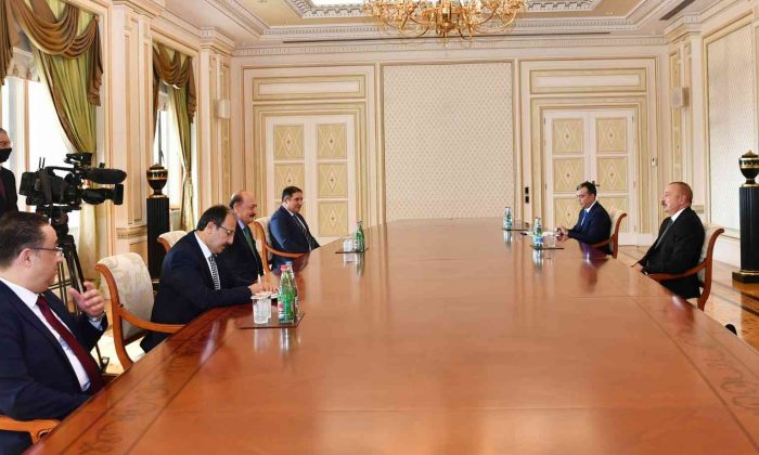 Azerbaycan Cumhurbaşkanı Aliyev, Çalışma ve Sosyal Güvenlik Bakanı Bilgin’i kabul etti