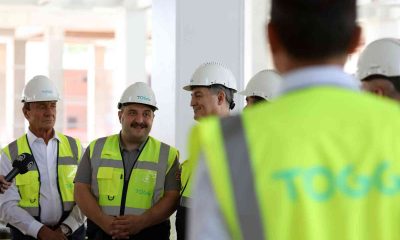 Bakan Varank TOGG Gemlik Tesisleri İnşaatında incelemelerde bulundu: