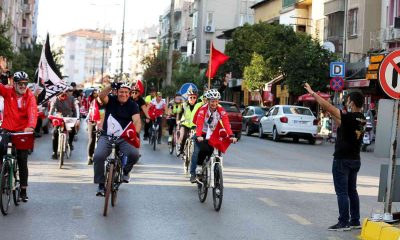 Başkan Atay, Cumhuriyet için pedal çevirdi