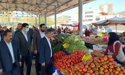 Başkan Bilgili, pazar esnafı ve vatandaşlar bir araya geldi