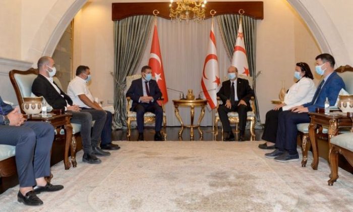 Başkan Ekrem Yavaş, KKTC Cumhurbaşkanı Ersin Tatar’ı ziyaret etti