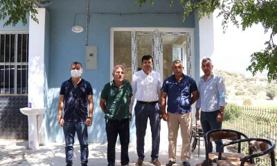 Başkan Özcan, Kardeşköy’deki muhtarlık hizmet binasını inceledi