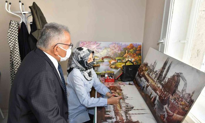 Büyükkılıç’tan sanat ve mesleki eğitim kurslarına ziyaret