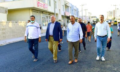 Ceylanpınar’da kış öncesi yol çalışmaları sürüyor