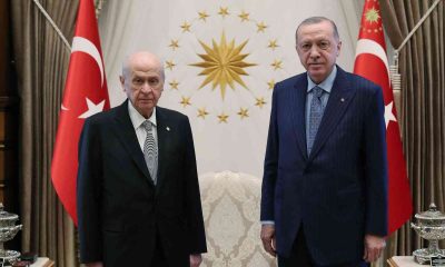 Cumhurbaşkanı Erdoğan-Bahçeli görüşmesi sona erdi