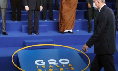 Cumhurbaşkanı Erdoğan, G20 Liderler Zirvesi’nde aile fotoğrafı çekimine katıldı