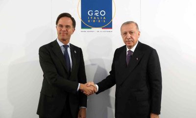 Cumhurbaşkanı Erdoğan, Hollanda Başbakanı Rutte ile görüştü