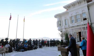 Cumhurbaşkanı Erdoğan ile Angela Merkel arasında güldüren “koalisyon” diyaloğu