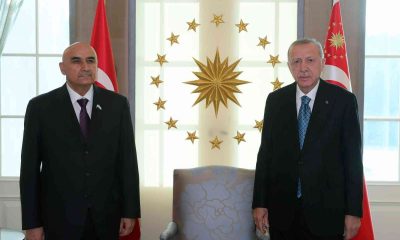 Cumhurbaşkanı Erdoğan, Tacikistan Meclis Başkanı Zokirzoda’yı kabul etti