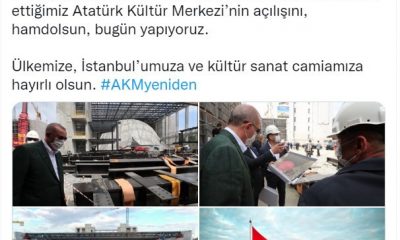 Cumhurbaşkanı Erdoğan’dan AKM paylaşımı