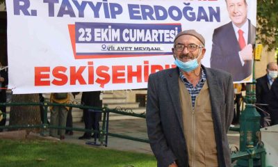 Erdoğan sevgileri kilometrece uzaktan yollara düşürdü