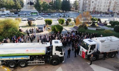 Ereğli Belediyesine hibe edilen yeni hizmet araçları tanıtıldı