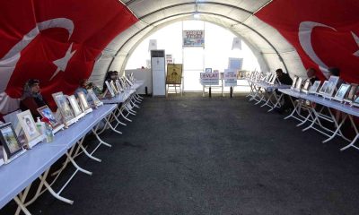 Evlat hasreti çeken yüreği yanık Özcan ailesi hem Diyarbakır’da hem de Muş’ta eylemde