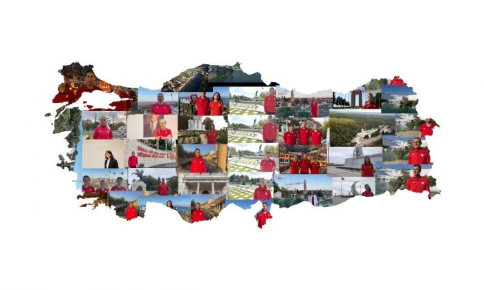 Futbol hakemlerinden 29 Ekim Cumhuriyet Bayramı kutlaması