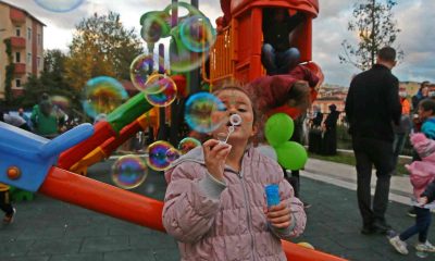 Gaziosmanpaşa’da yapımı tamamlanan parkın açılışı yapıldı