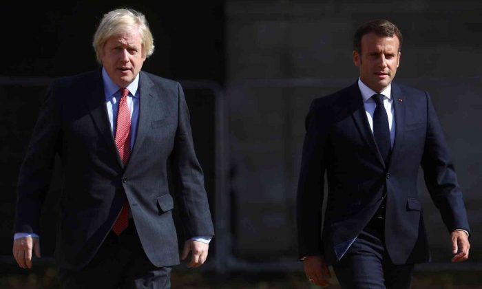 İngiltere Başbakanı Johnson ile Fransa Cumhurbaşkanı Macron görüştü