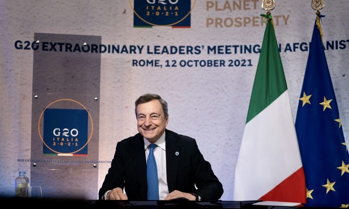İtalya Başbakanı Draghi: “Afganistan’da yaşanan krizde yetki BM’ye verilmeli”