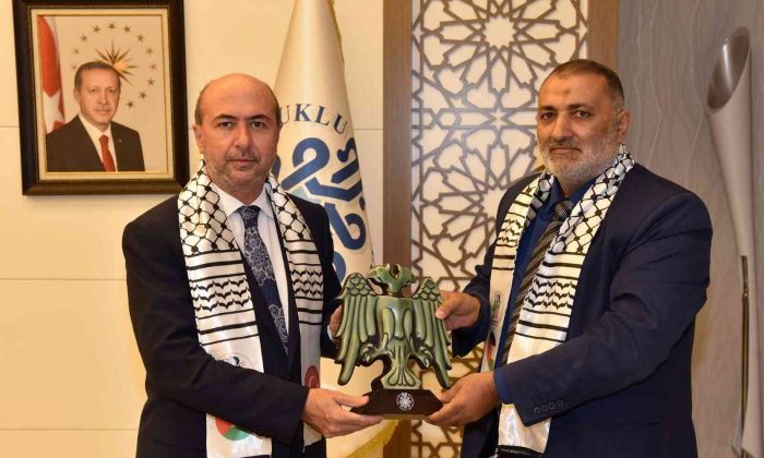 Kardeş şehir Beit Hanoun’dan Selçuklu Belediyesi’ne ziyaret