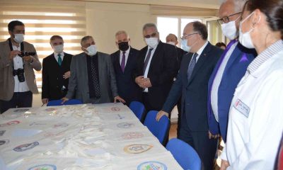 Maden şehidi ailelerinin üretim atölyesi açıldı