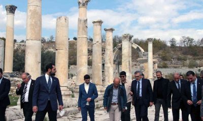 Mahir Ünal Stratonikeia’yı gezdi