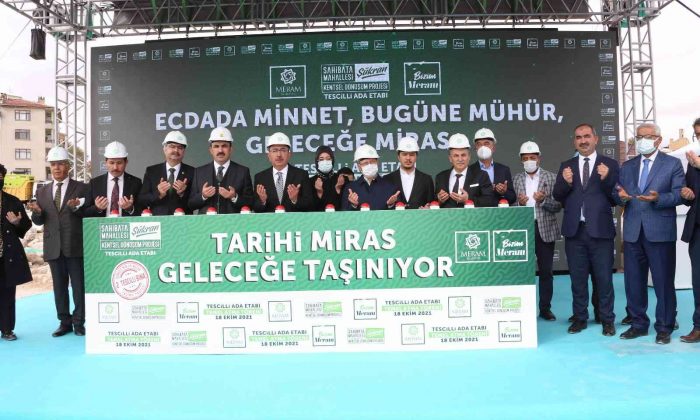 Meram’da Şükran Kentsel Dönüşüm Projesi’nde ilk temel atıldı