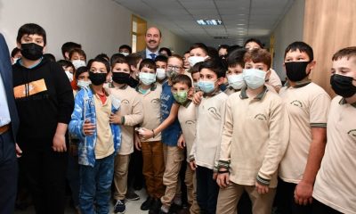 Öğrencilerden Başkan Kılıç’a sevgi seli