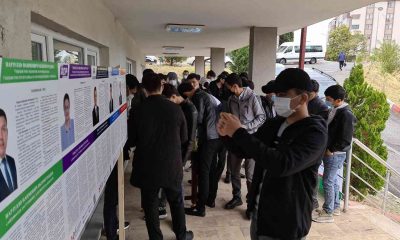 Özbekistan’daki cumhurbaşkanlığı seçimleri için Karabük’te oy kullandılar