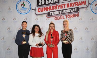 Pamukkale Belediyesi Tenis Turnuvası’nda kupalar sahibini buluyor