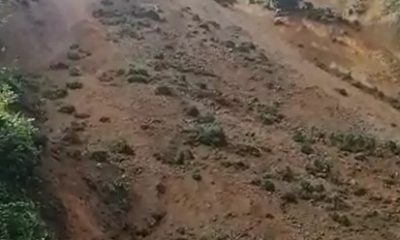 Rize’de şiddetli yağış heyelanlara neden oldu