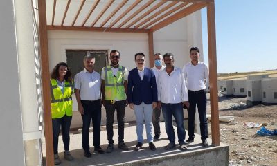 Samsat’ta yaptırılan kalıcı konut inşaatları hızla devam ediyor