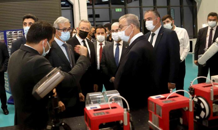 Savunma Sanayii Başkanı Demir, MTOSB’de sanayicilerle buluştu