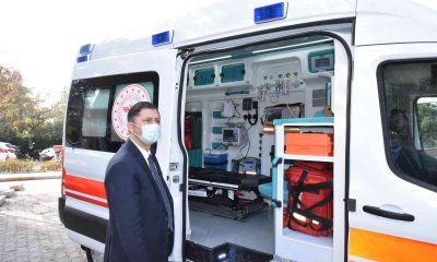 Sındırgı 112 Acil Sağlık İstasyonuna yeni ambulans