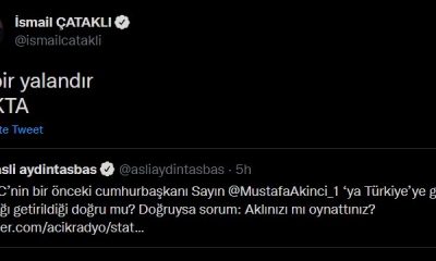 Sözcü Çataklı’dan ’Kıbrıslı 42 yazara Türkiye’ye giriş yasağı getirldi’ ifadesine sert cevap: “Bu bir yalandır, nokta”