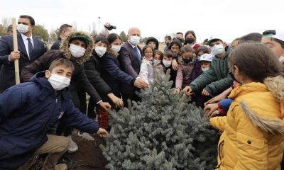 Ağrı’da ‘Geleceğe Nefes Kampanyası’ kapsamında fidan dikim etkinliği düzenlendi