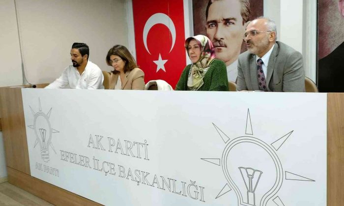 AK Parti Efeler İlçe Başkanlığı kadına şiddete dikkat çekti