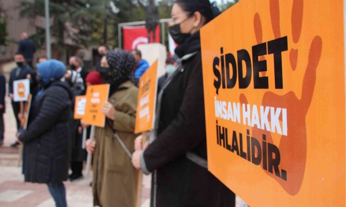 AK Partili kadınlar şiddete karşı tek ses oldu