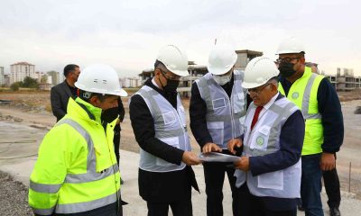 Başkan Büyükkılıç ve İl Başkanı Çopuroğlu’ndan havalimanı incelemesi