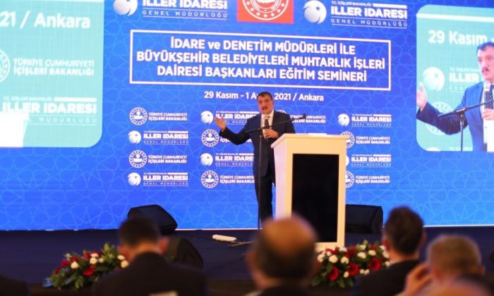 Başkan Gürkan, Ankara’daki seminere konuşmacı olarak katıldı
