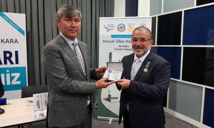 Başkan Güven’e Kazakistan’dan onur madalyası