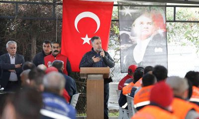 Başkan Sandal’dan işçilere: “Biz bir aileyiz”