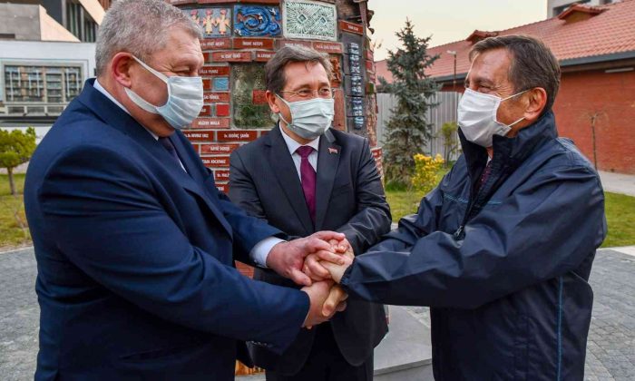 Belarus heyeti Tepebaşı’nı çok beğendi