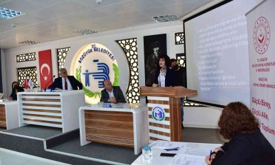 Belediye Meclis üyelerine kadına yönelik şiddet ile ilgili sunum yapıldı