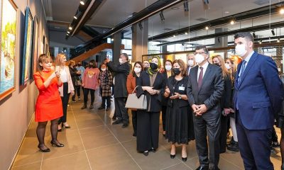 “Bir kadın, bir renk” karma yağlı boya resim sergisi