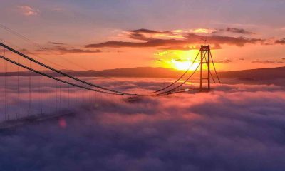 Çanakkale Köprüsü’nün yapım aşamaları ile meşhur türkü aynı klipte buluştu