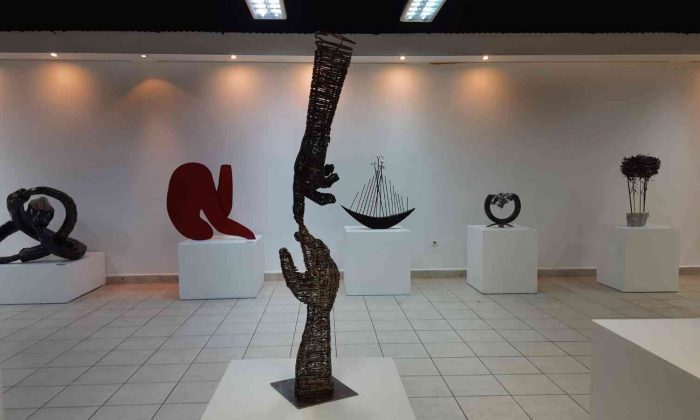 Çelik ve Yaşam Heykel yarışması eserleri AKM’de görücüye çıktı