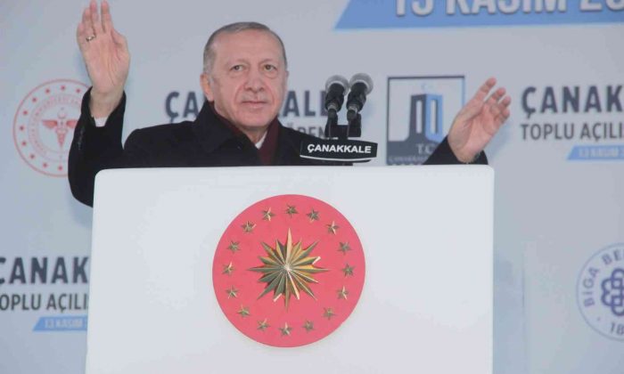 Cumhurbaşkanı Erdoğan: “O yumrukları millete değil, gücünüz yetiyorsa bize sallayın”
