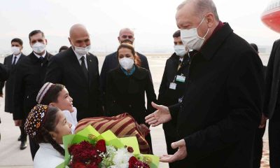 Cumhurbaşkanı Erdoğan, Türkmenistan’da