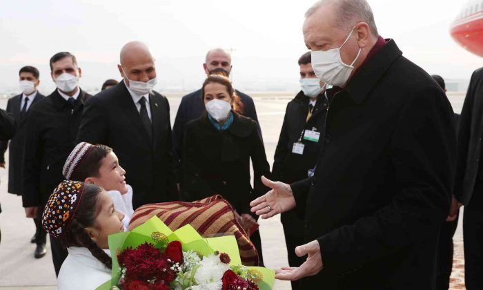 Cumhurbaşkanı Erdoğan, Türkmenistan’da