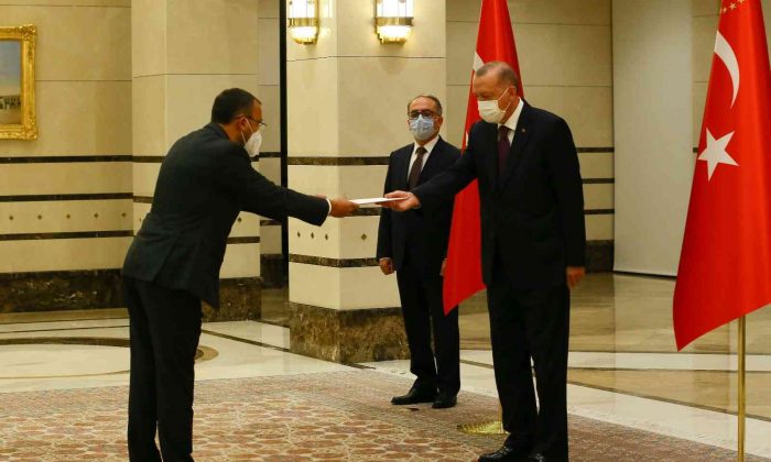 Cumhurbaşkanı Erdoğan, Ukrayna Büyükelçisi Bodnar’ı kabul etti