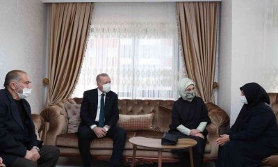 Cumhurbaşkanı Erdoğan’dan Başak Cengiz’in ailesine taziye ziyareti